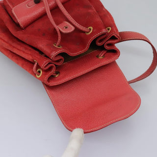 Gucci Vintage Bamboo Backpack Suede