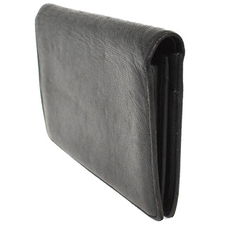Chanel CC Button Bi-Fold Wallet Leather