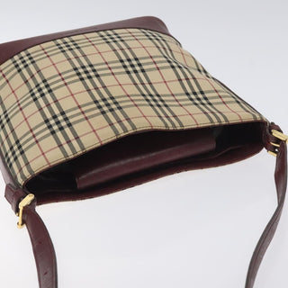 Burberry Shoulder Bag Nova Check Canvas