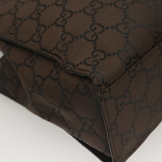 Gucci Vintage Bamboo Handle Tote GG Nylon