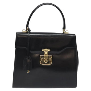 Gucci Vintage Lady Lock Top Handle Bag Leather