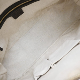 Gucci Horsebit Nail Boston Bag GG Canvas with Leather