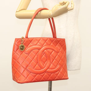 Chanel Medallion Tote Quilted Lambskin