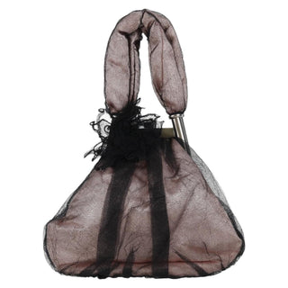 Chanel Drawstring Bucket Bag Chevron Patchwork Canvas