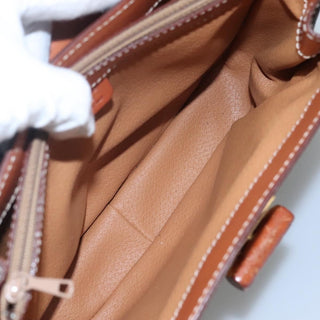 Celine Vintage Convertible Top Handle Bag Macadam Coated Canvas