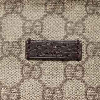 Gucci Zip Top Messenger Bag GG Coated Canvas