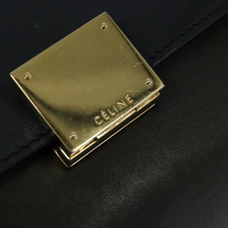 Celine Trapeze Bag Leather with Suede