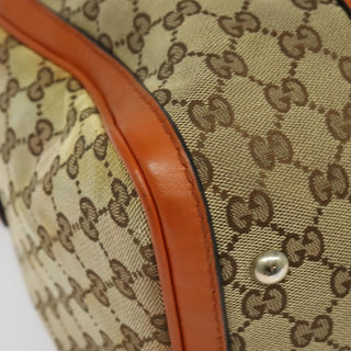 Gucci Vintage Web Boston Bag Canvas