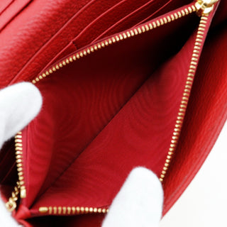 Prada Continental Wallet Vitello Daino