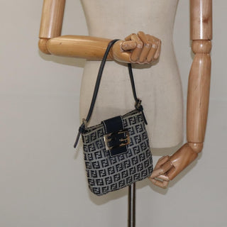 Fendi Vintage Shoulder Bag Zucca Canvas