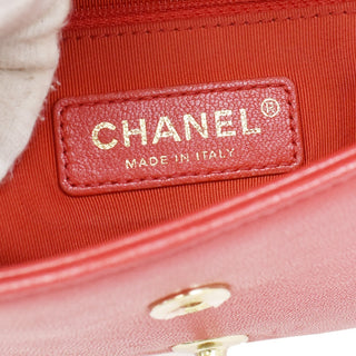 Chanel Mademoiselle Vintage Flap Bag Chevron Sheepskin