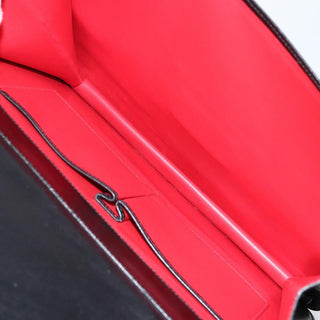 Celine Vintage Top Handle Bag Glazed Leather