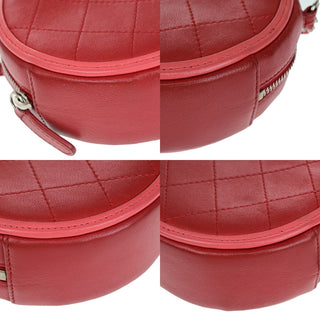 Chanel Pearl Crush Round Clutch with Chain Quilted Lambskin