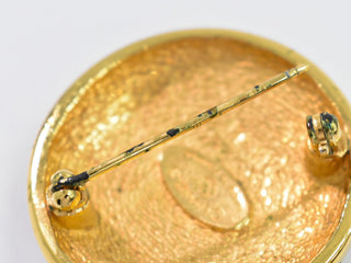 Chanel CC Brooch Metal