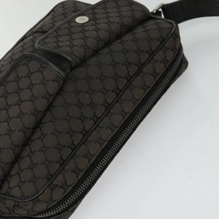 Celine Vintage Macadam Shoulder Bag Canvas