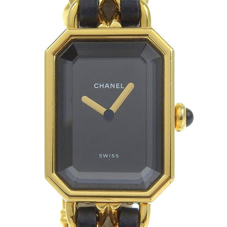 Chanel Premiere Rock Quartz Watch Plated Metal and Leather