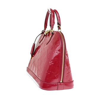 Louis Vuitton Alma Handbag Monogram Vernis