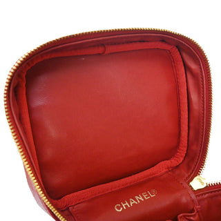 Chanel Vintage Timeless Cosmetic Case Caviar