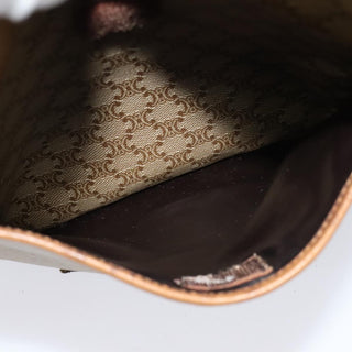 Celine Vintage Macadam Shoulder Bag Canvas