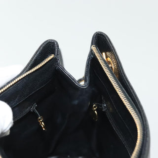 Chanel Vintage CC Logo Chain Tote Caviar