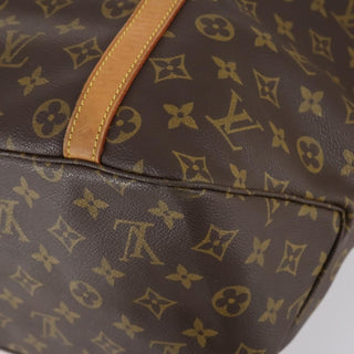 Louis Vuitton Shopping Sac Handbag Monogram Canvas
