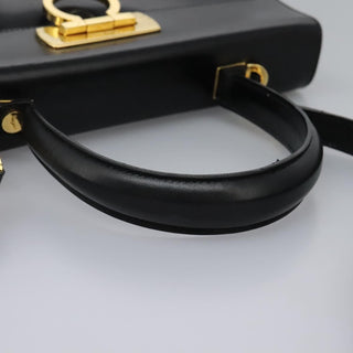 Salvatore Ferragamo Gancini Convertible Top Handle Bag Leather