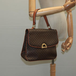 Celine Vintage Macadam Handbag Canvas