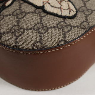 Gucci Chain Crossbody Bag Blooms Print GG Coated Canvas