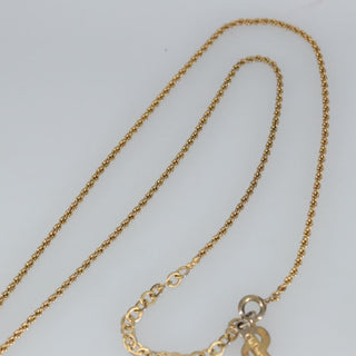 Christian Dior CD Pendant Necklace Metal