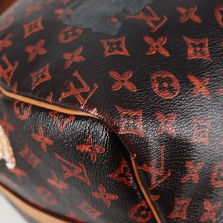 Louis Vuitton Speedy Bandouliere Bag Limited Edition Grace Coddington Catogram Canvas