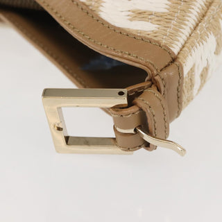 Fendi Vintage Shoulder Bag Zucca Raffia
