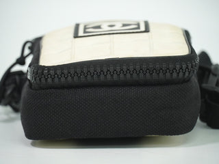 Chanel Sport Line Crossbody Bag Coated Canvas