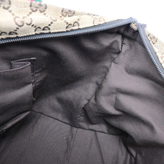 Gucci Web Zip Tote GG Canvas