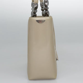 Christian Dior Pearl Lady Dior Bag Patent leather