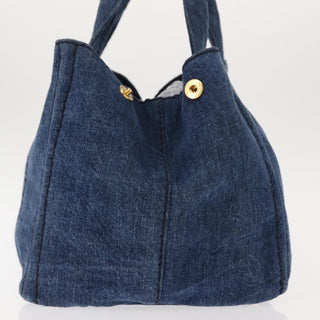 Prada Canapa Convertible Tote Denim