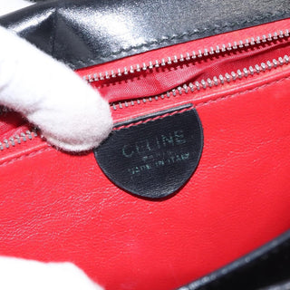 Celine Vintage Circle Logo Crossbody Bag Leather