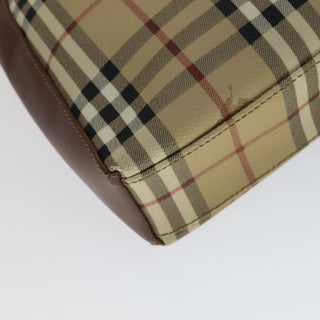 Burberry Shoulder Bag Haymarket Coated Canvas