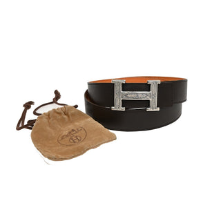 Hermes Touareg H Reversible Belt Leather