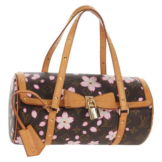 Louis Vuitton Papillon Handbag Limited Edition Cherry Blossom Monogram