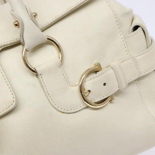 Salvatore Ferragamo Gancini top handle Leather