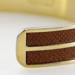 Louis Vuitton Anagram bangle Gold Plated