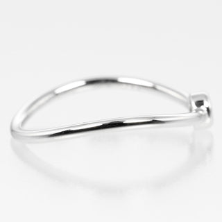 Tiffany & Co. Elsa Peretti Wave Single-Row Ring 950 Platinum