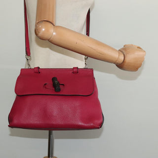 Gucci Bamboo Daily Top Handle Bag Leather