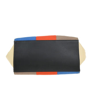 Celine Multicolor Trapeze Bag Leather and Felt