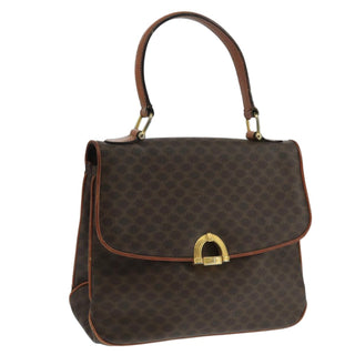 Celine Vintage Macadam Handbag Canvas