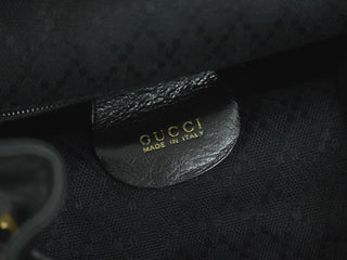 Gucci Vintage Bamboo Backpack Leather