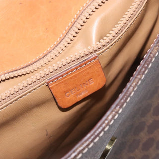 Celine Macadam Shoulder Bag PVC Leather