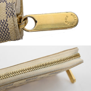 Louis Vuitton Zippy Wallet NM Damier Azur