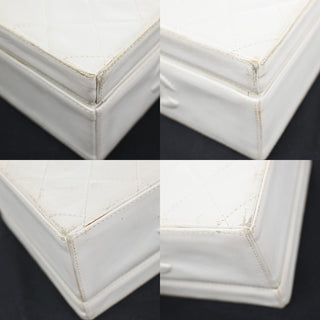 Chanel CC Logo Chain Handbag Canvas and Leather