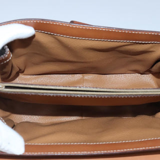 Celine Vintage Convertible Top Handle Bag Macadam Coated Canvas